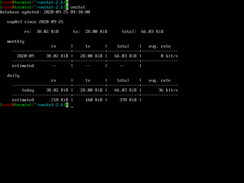 如何在Linux中安装vnStat和vnStati监视网络流量_java_02