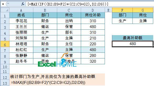 8个常用多条件统计公式，看看哪个还不熟？