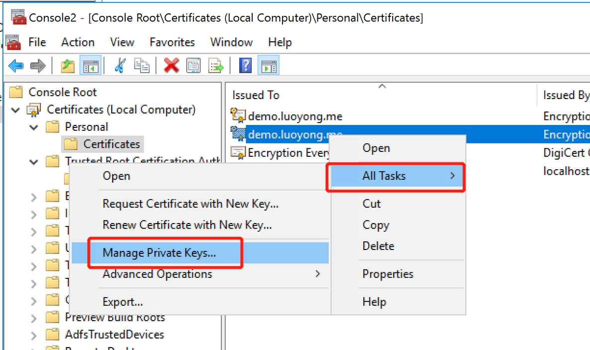 Dynamics 365登录报错ID4175的解决办法(更换SSL证书)_java_12