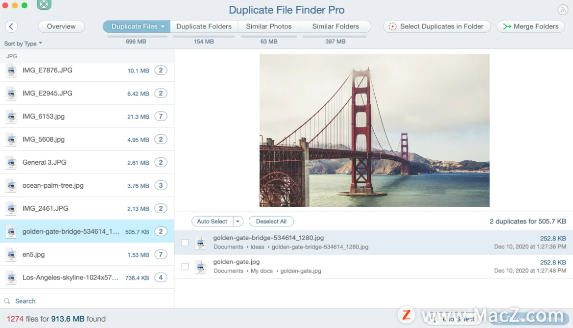 苹果Mac重复文件清理工具：Duplicate File Finder Pro_苹果Mac_04