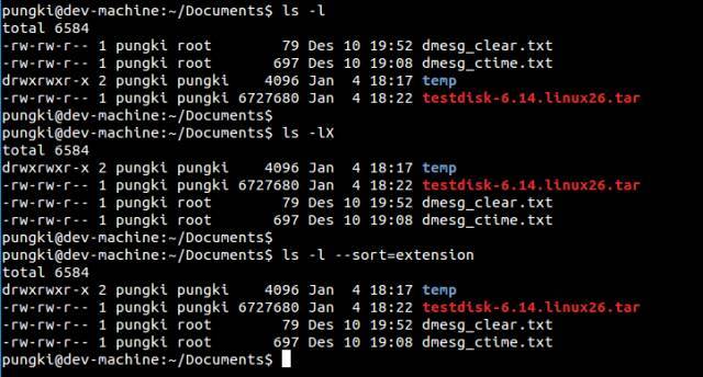 Linux 上 ls 命令的 20 个实用范例_Python_08