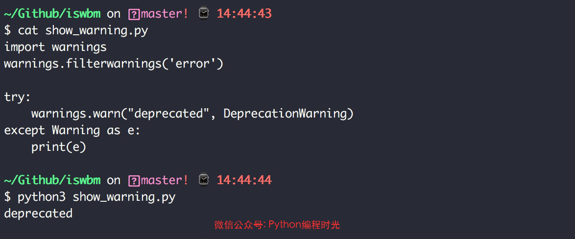 Python 怎么捕获警告？（注意：不是捕获异常）_Python_02