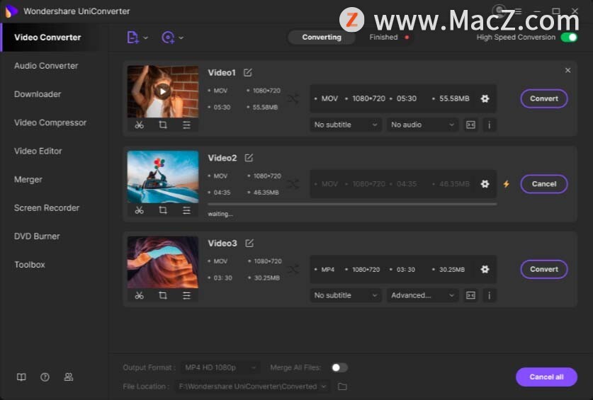 Mac最好的视频格式转换器：Wondershare UniConverter_苹果mac_07