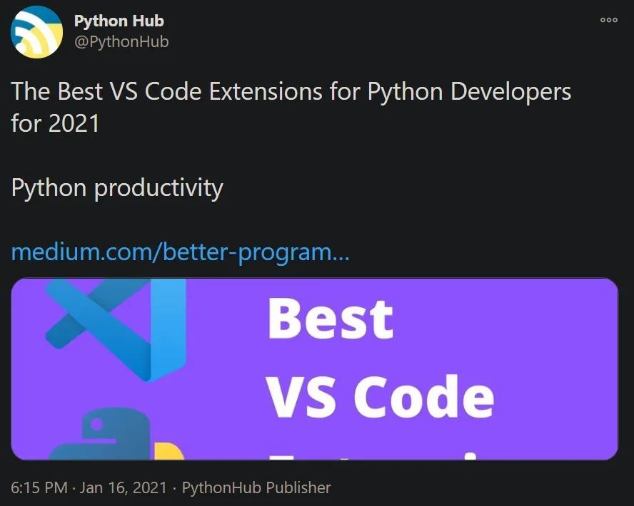 Python开发者，这7个VS Code插件极力推荐_Python_02