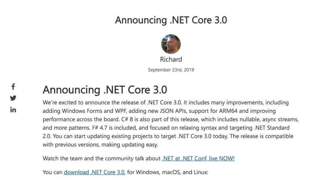 .NET Core 3.0 正式公布：新特性详细解读_java