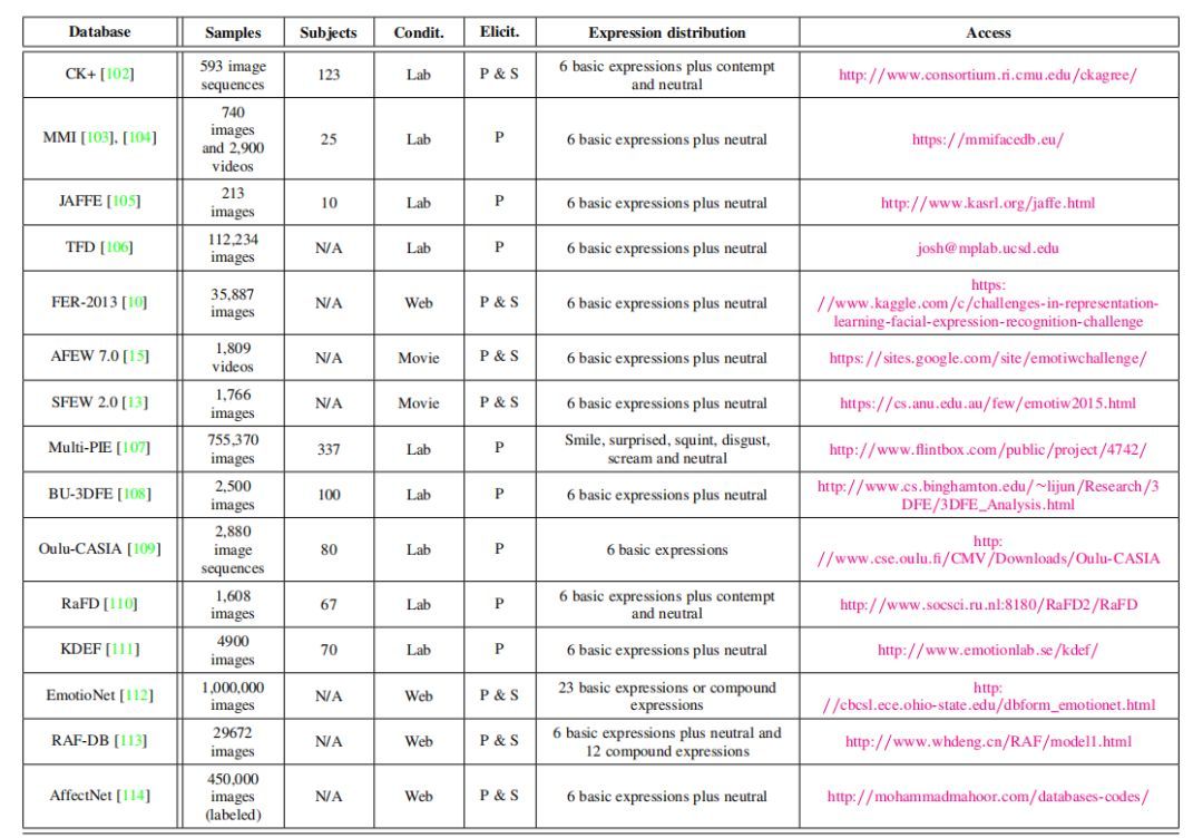 深度人脸表情识别技术综述，没有比这更全的了_java_04