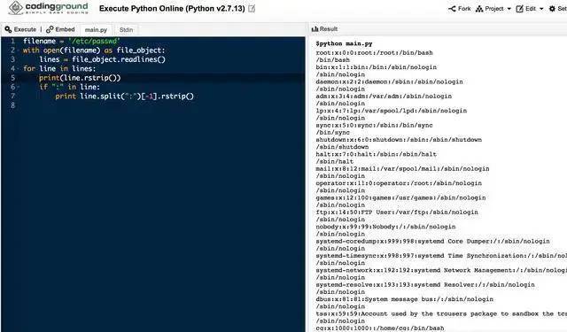 python读取服务器密码文件，并获得shell路径_Python_02