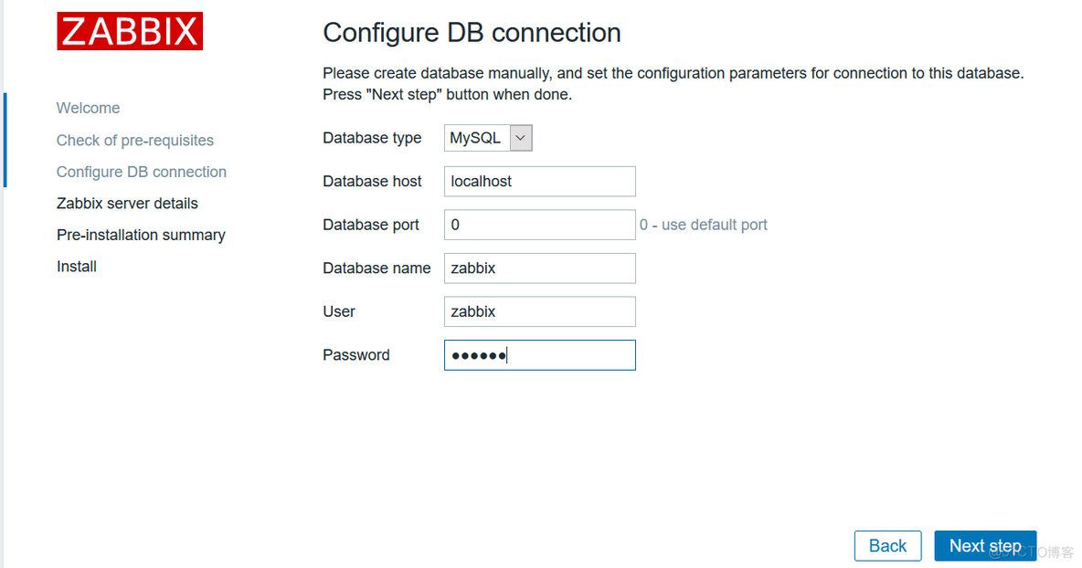 centos7 配置 zabbix 3 & apache , nginx 与php, mysql 的交互(基本)_mysql_09