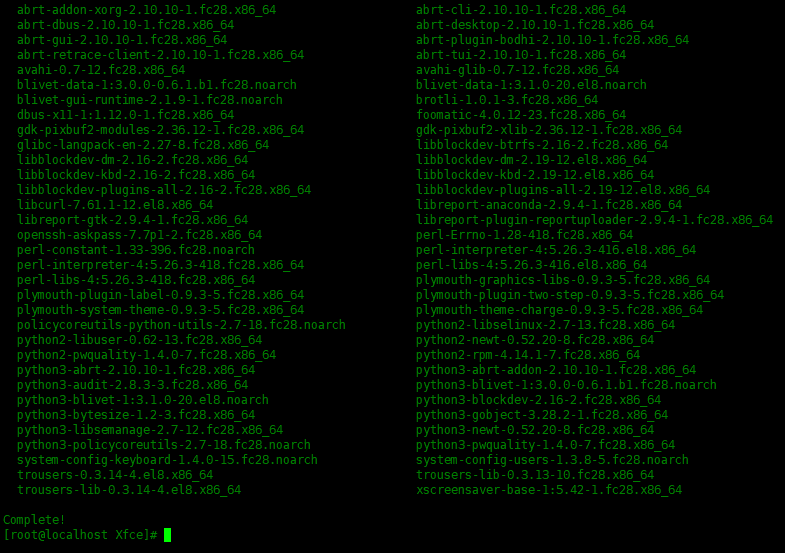 教你在Centos8中安装Xfce桌面_java_04