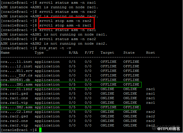 ORACLE RAC 的启动和关闭顺序_ORACLE RAC_03