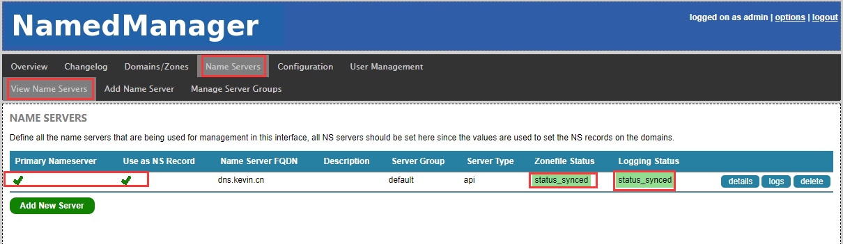 Centos下DNS+NamedManager高可用部署方案完整记录_Centos_07