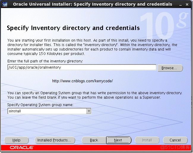 RHEL6 64位系统安装ORACLE 10g 64bit 数据库_ORACLE 10g 64bit _03