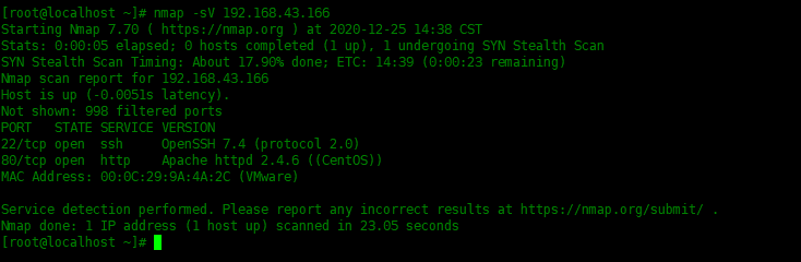 命令干货——nmap 命令常用实例_java_12