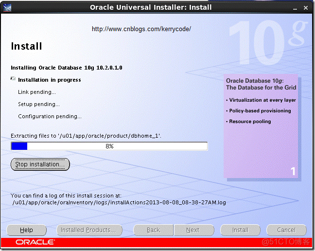 RHEL6 64位系统安装ORACLE 10g 64bit 数据库_ORACLE 10g 64bit _06