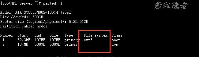 Linux查看分区文件系统类型的方法总结_Linux