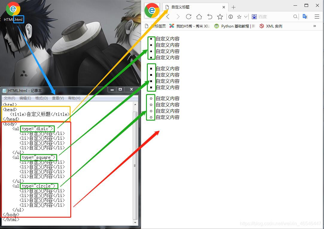 用HTML做一个属于你的  “世界“_HTML_05