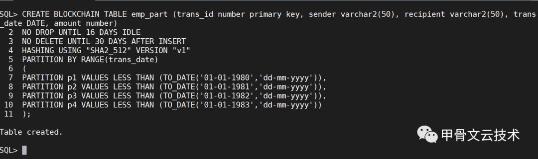 Oracle Database 20c：区块链表_Java_04