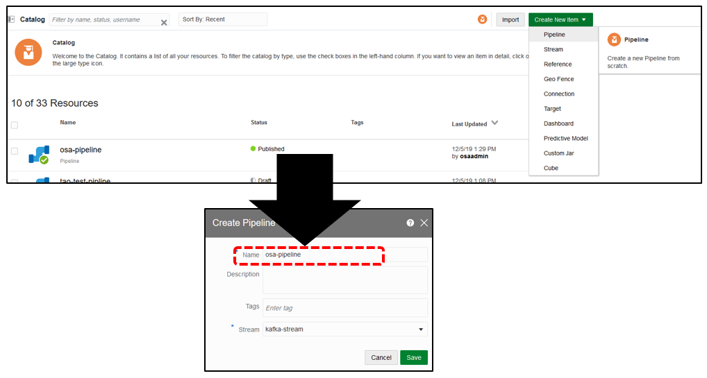 使用Oracle Stream Analytics 21步搭建大数据实时流分析平台_Java_18