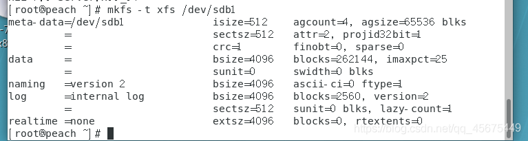 Linux下分区的创建、格式化以及挂载_挂载_06