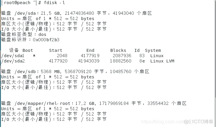 Linux下分区的创建、格式化以及挂载_Linux