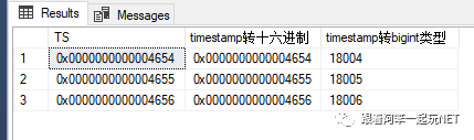 SQL SERVER数据库类型—时间戳(timestamp)_.net