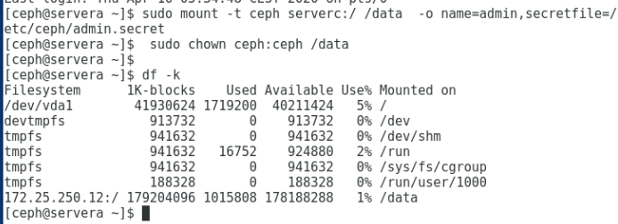 Ceph实战大演练-CephFS：Ceph学习系列10_java_03