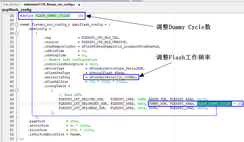 痞子衡嵌入式：在i.MXRT启动头FDCB里调整Flash工作频率也需同步设Dummy Cycle_嵌入式_04