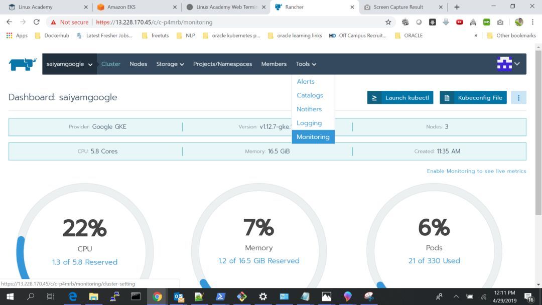 如何统一管理谷歌GKE、AWS EKS和Oracle OKE_java_05