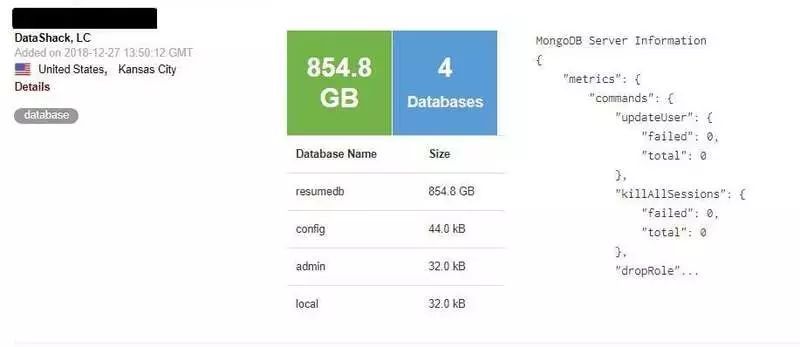 超2亿中国用户简历曝光！MongoDB又一重大安全事故_Java_02