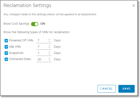 vRealize Operations 容量优化 — 回收资源_JAVA_02