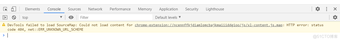 控制台报警：DevTools failed to load SourceMap: Could not load content_控制台