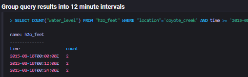 6.InfluxDB-InfluxQL基础语法教程--GROUP BY子句_InfluxDB-InfluxQL_05