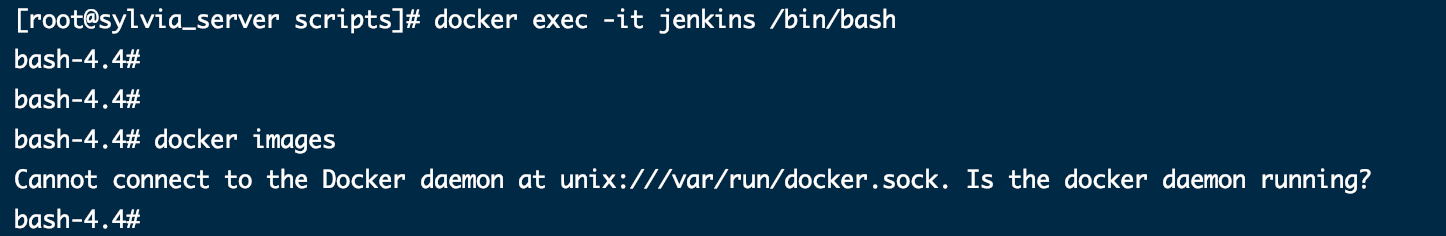 Jenkins容器无法执行docker命令_Docker