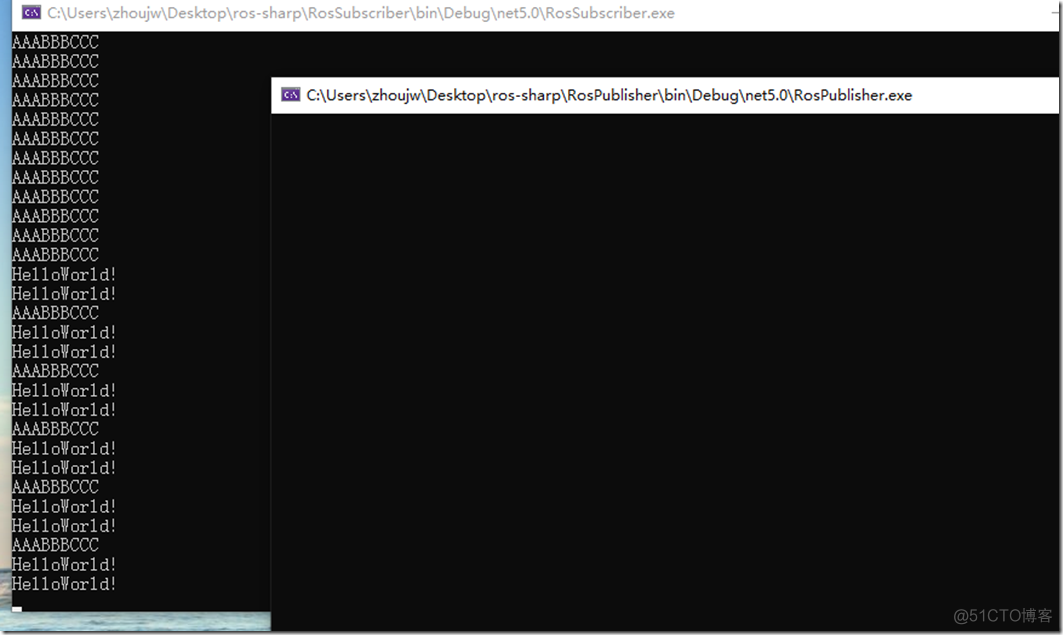 C#开发ROS的话题发布与订阅_C#开发_10