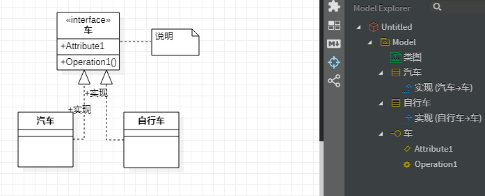 StarUML之七、StarUML的Class Diagram(类图)示例_Class Diagram_03