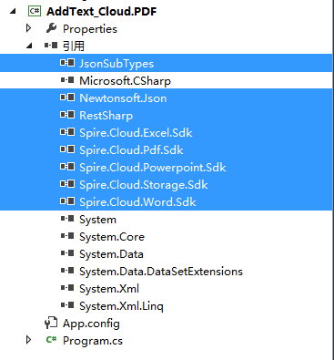 C# 添加文本、图片到PDF文档（基于Spire.Cloud.SDK for .NET）_C#