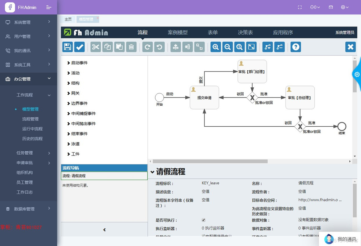 java OA办公管理系统 Springboot vue 前后分离 跨域 工作流 集成代码生成器_Springboot vue_06