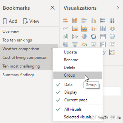 PowerBI 使用Bookmark_拖拽_03