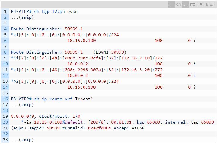 利用GoBGP和Cisco NXOSv学习VXLAN EVPN_java_15