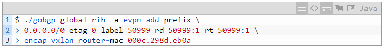 利用GoBGP和Cisco NXOSv学习VXLAN EVPN_java_14