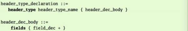 《P4语言规范》Header & Instances详解_java