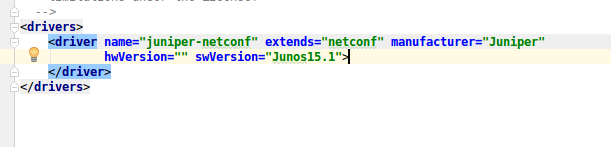 ONOS中Juniper路由器Driver开发简介_java_03