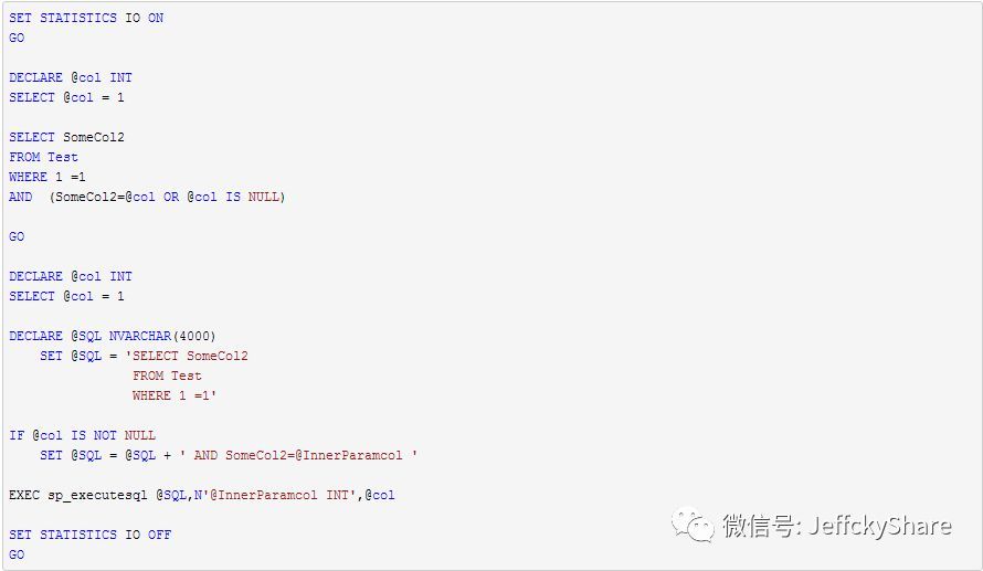 WHERE Column=@Param OR @Param IS NULL有问题？_java_02