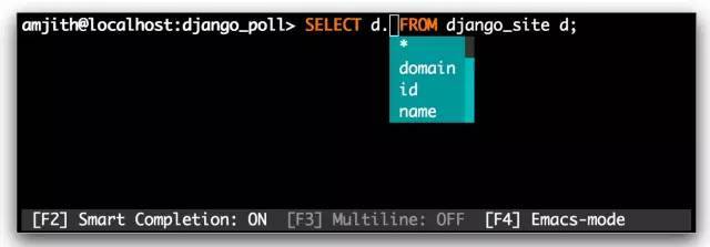 开源Mysql自动补全、语法高亮客户端Mycli_java_04