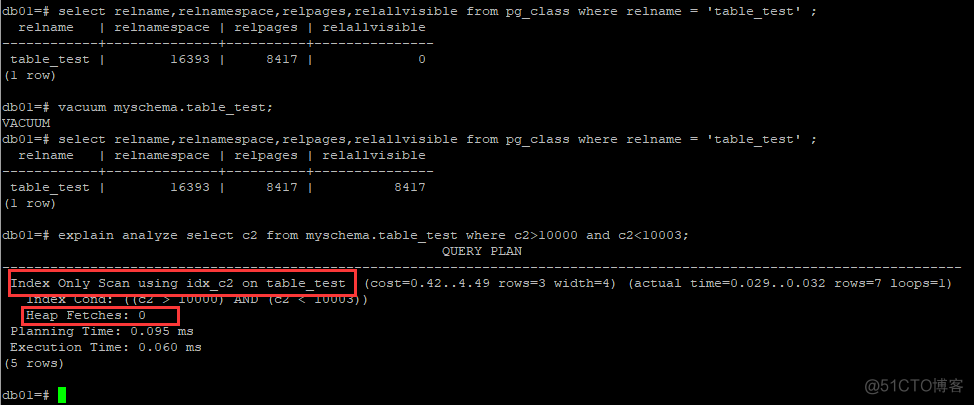 PostgreSQL MVCC原理以及事务可见性对执行计划的影响_PostgreSQL_09