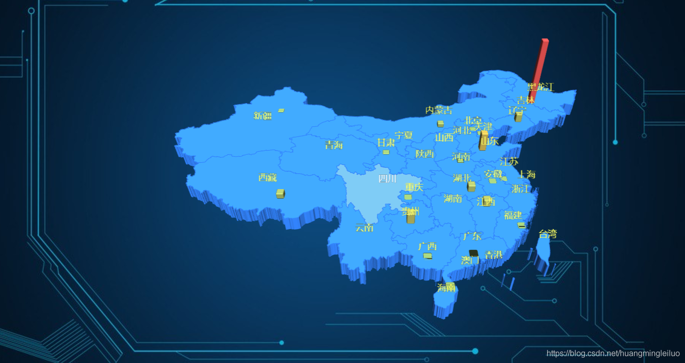 echartsgl3d地圖click事件失效解決辦法