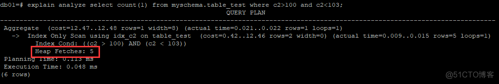 PostgreSQL MVCC原理以及事务可见性对执行计划的影响_PostgreSQL_04