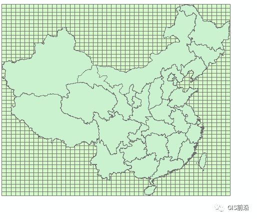 ArcGIS制作“马赛克”渔网图_java_08