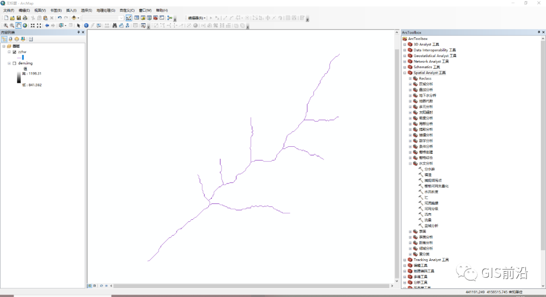 ArcGIS中模型构建器：基于DEM提取矢量河网（附练习数据下载）_java_36