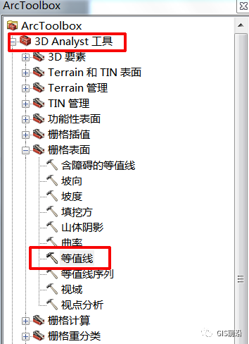 ArcGIS中根据DEM提取等高线和高程点【附练习数据】_java_13